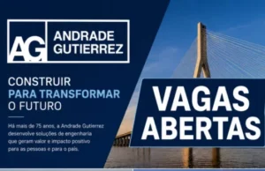 Andrade Gutierrez abriu novas vagas em Sergipe