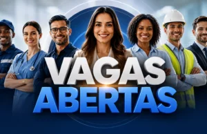 📢 VAGAS ABERTAS: • Vendedor(a) • Repositor(a) • Auxiliar Administrativo(a) • Fiscal de Loja